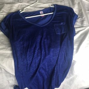 No Boundaries Navy Blue Tee